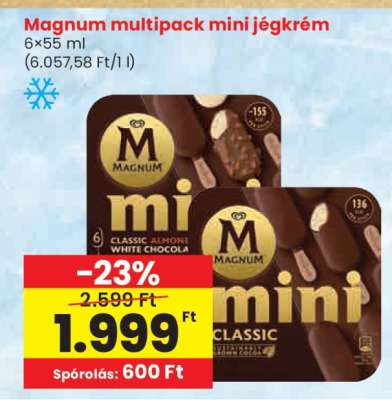 Magnum multipack mini jégkrém