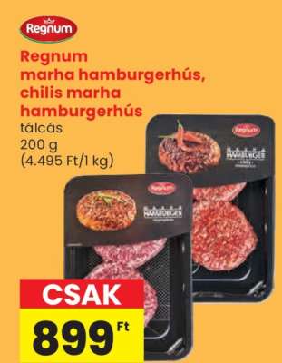 Regnum Marha hamburgerhús, chilis marha hamburgerhús