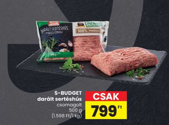 S-BUDGET darált sertéshús