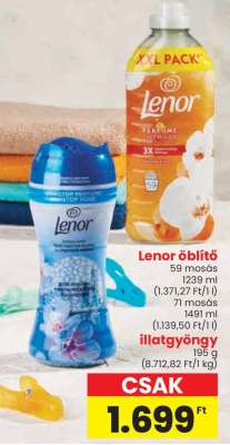 Lenor Öblítő & Illatgyöngy