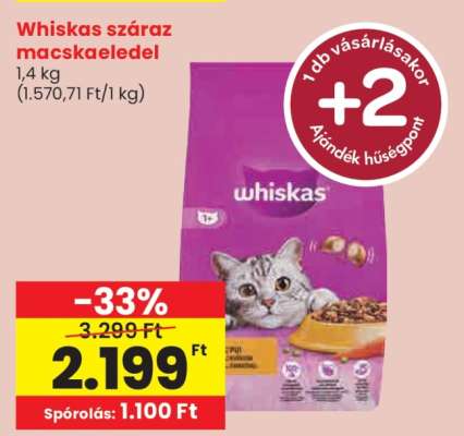Whiskas száraz macskaeledel