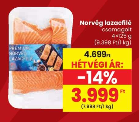Norvég Lazacfilé