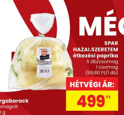 SPAR HAZAI.SZERETEM étkezési paprika