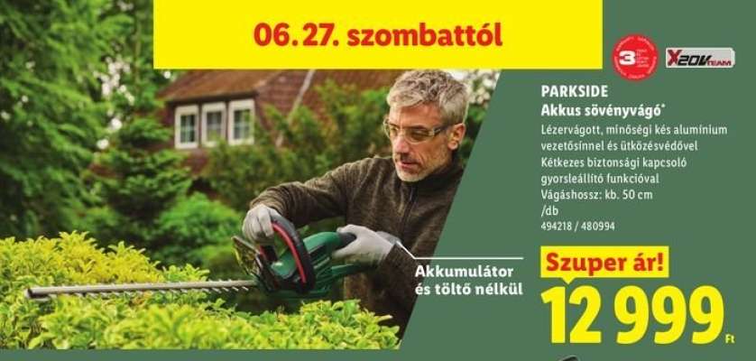 PARKSIDE Akkus sövényvágó