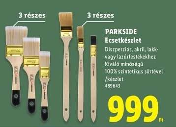 PARKSIDE Ecsetkészlet