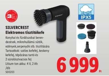 SILVERCREST Elektromos tisztítókefe