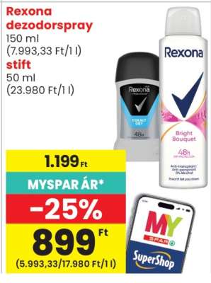 Rexona dezodorspray