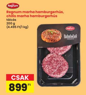 Regnum Marha hamburgerhús, chilis marha hamburgerhús