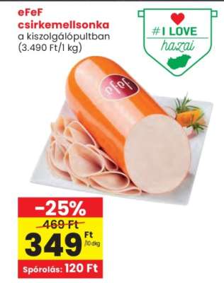 eFeF csirkemellsonka