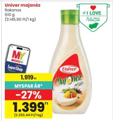 UNIVER﻿﻿ Majonéz*