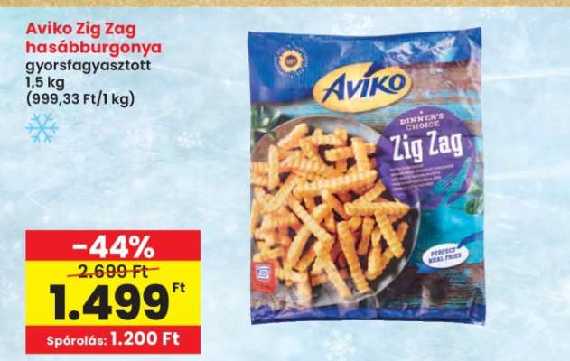 AVIKO Zig-Zag Hasábburgonya