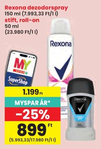 Rexona dezodorspray