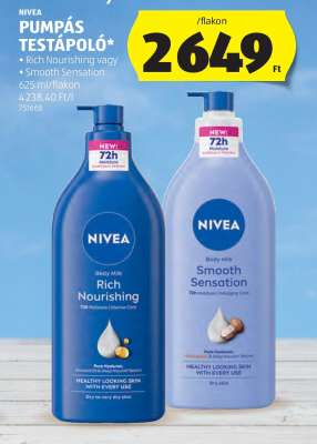 NIVEA Pumpás Testápoló