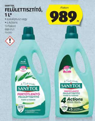 Sanytol Felülettisztító