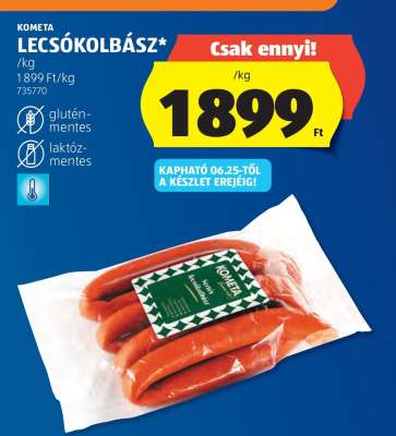 Kometa lecsókolbász