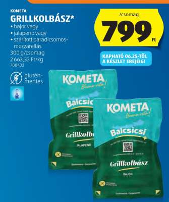 KOMETA Grillkolbász