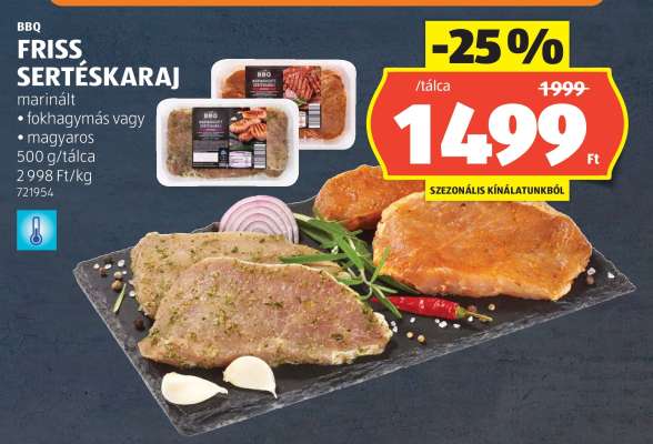 Friss sertéskaraj