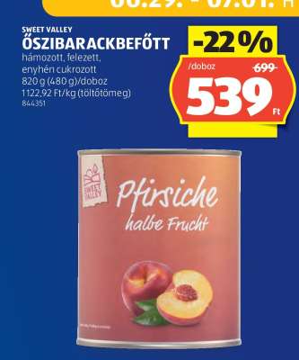 SWEET VALLEY ŐSZIBARACKBEFŐTT