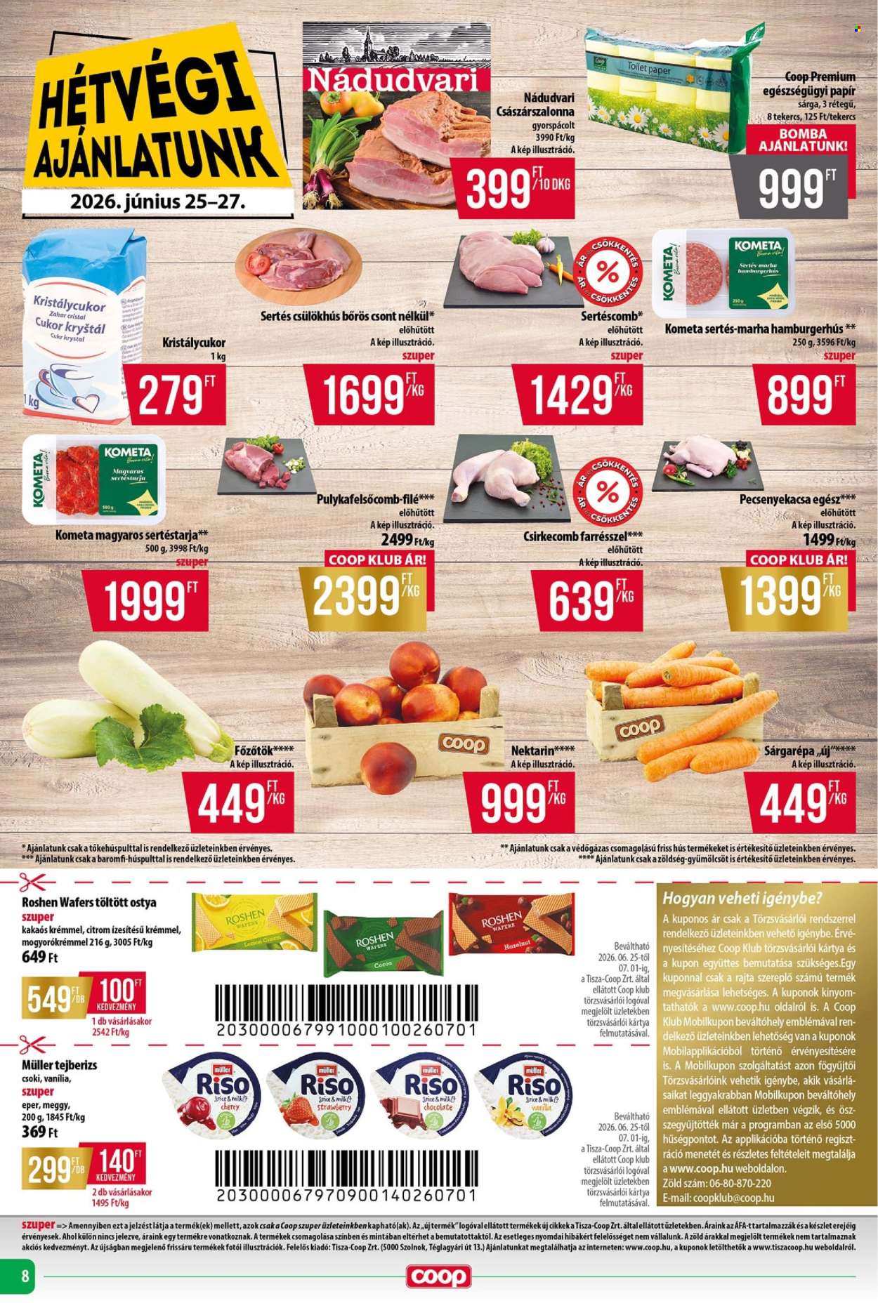 Coop akciós újságok - 2026.06.25 - 2026.07.01. Oldal 8