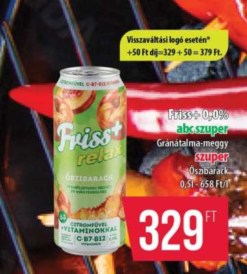 Friss+ relax őszibarack