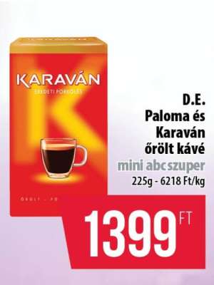 D.E. Paloma és Karaván őrölt kávé