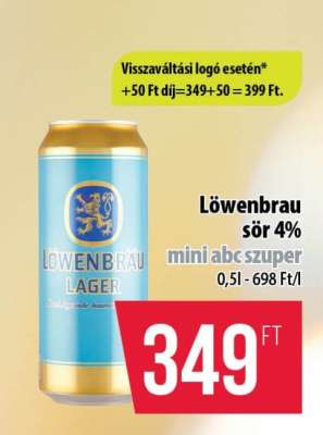 Löwenbrau sör 4%