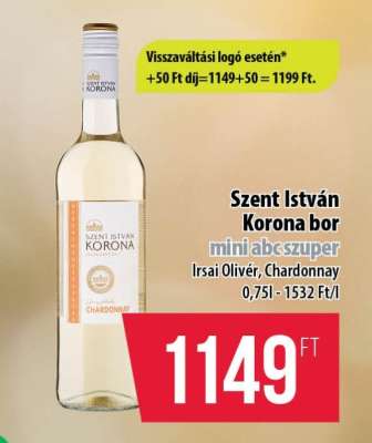 Szent István Korona bor
