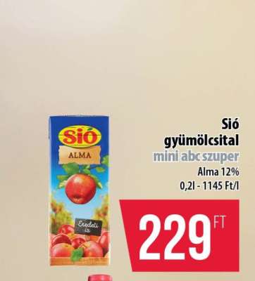 Sió gyümölcsital