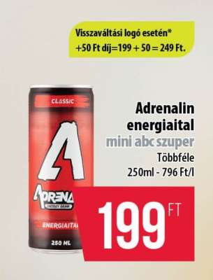 ADRENALIN Energiaital