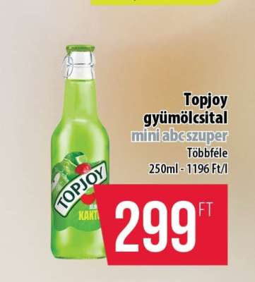 Topjoy gyümölcsital
