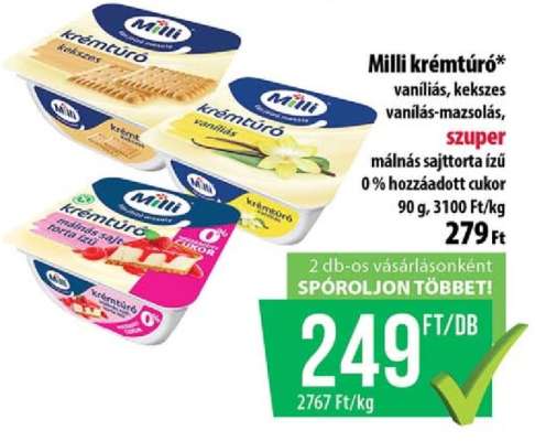 MILLI﻿﻿ Krémtúró