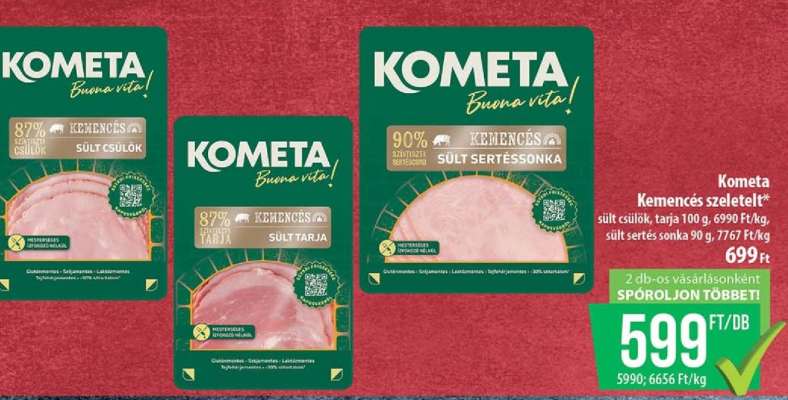 Kometa Kemencés szeletelt