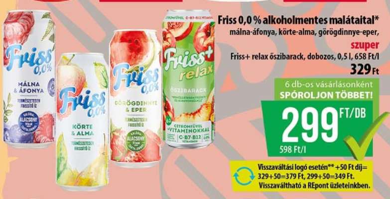 Friss 0,0% alkoholmentes malátaital