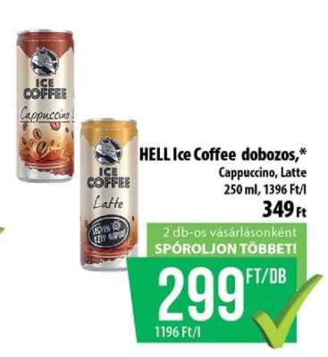HELL Ice Coffee dobozos