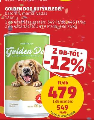 GOLDEN DOG KUTYAELEDEL