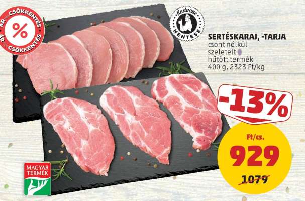 Sertéskaraj, -tarja