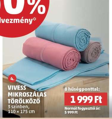 VIVESS MIKROSZÁLAS TÖRÖLKÖZŐ