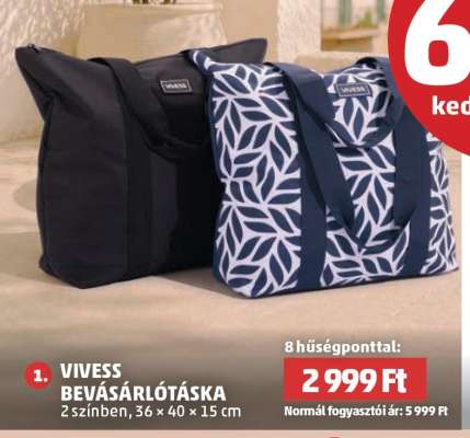 VIVESS BEVÁSÁRLÓTÁSKA