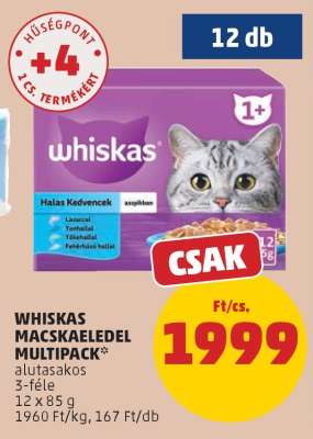 Whiskas Macskaeledel Multipack