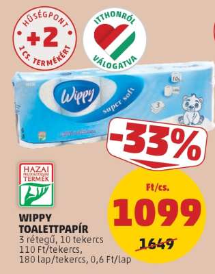 Wippy Toalettpapír