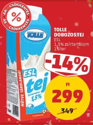 TOLLE DOBOZOS TEJ