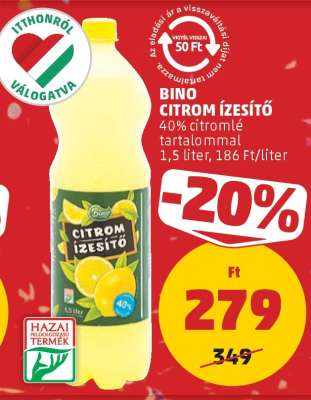 Bino Citrom Ízesítő