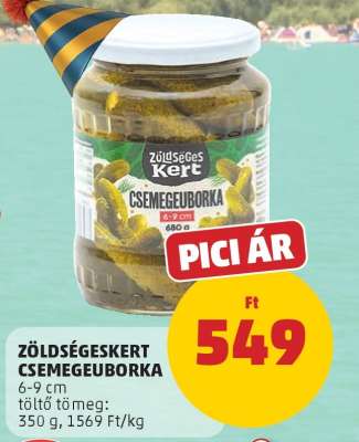 Zöldségeskert Csemegeuborka
