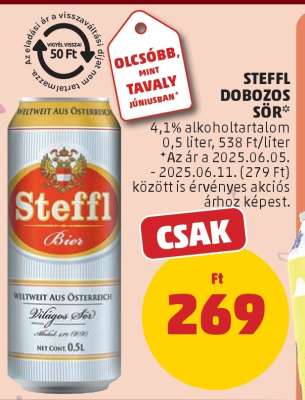 Steffl Dobozos Sör