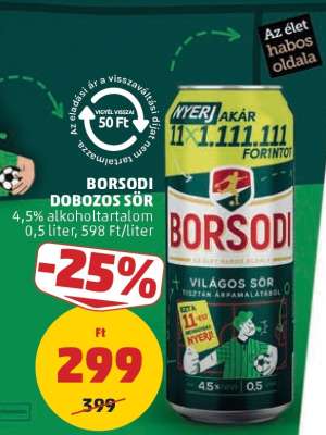 Borsodi Dobozos Sör