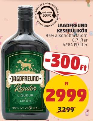 Jagdfreund Keserűlikőr