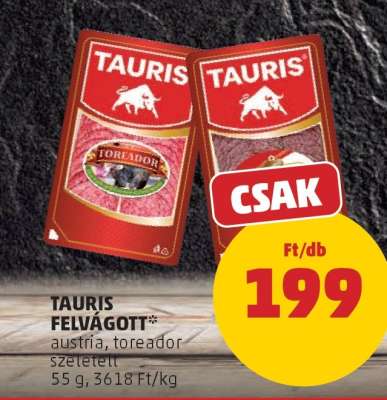 TAURIS FELVÁGOTT