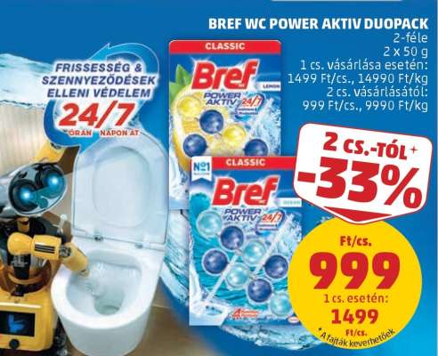 BREF WC POWER AKTIV DUOPACK