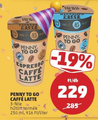 PENNY TO GO CAFFÉ LATTE