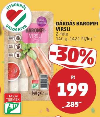 Dárdás Baromfi Virsli